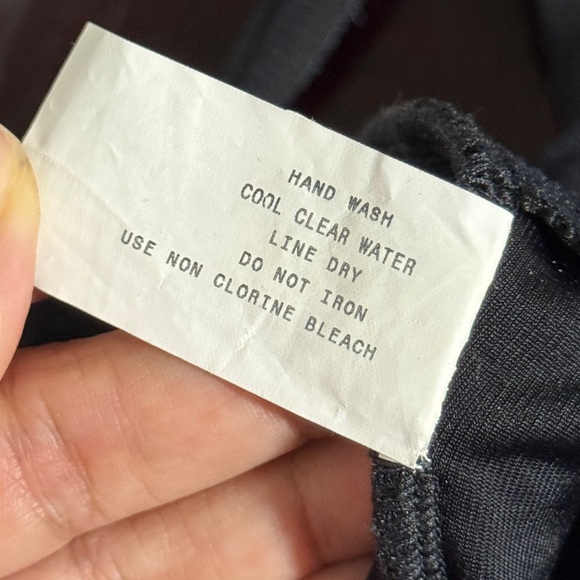 MiracleSuit 16 Black Faux Wrap One Piece Bathing Suit - Picture 8 of 9